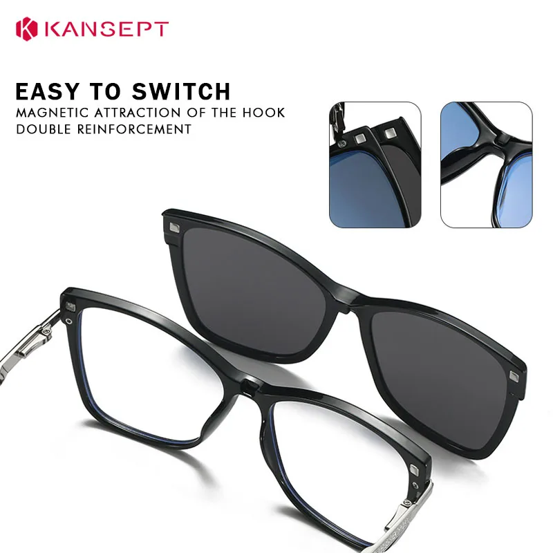KANSEPT женские очки с градуированными линзами по рецепту для чтения, мужские солнцезащитные очки, прозрачные очки для чтения женщин