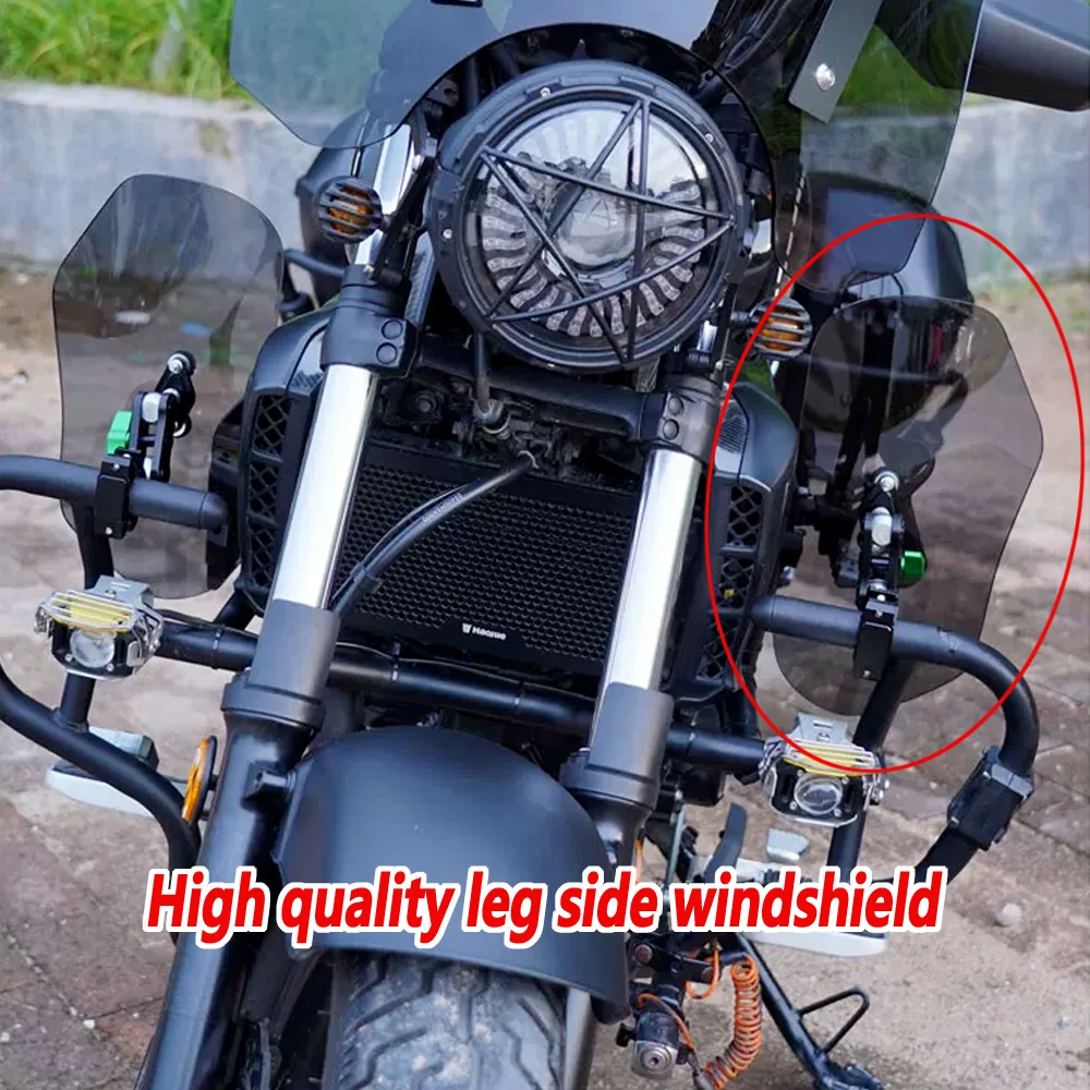 

For Benda Napoleonbob 250 Chinchilla 300/450/500 Leg Windshield Bumper Knee Protector Windshield Universal 360° Side Windshield