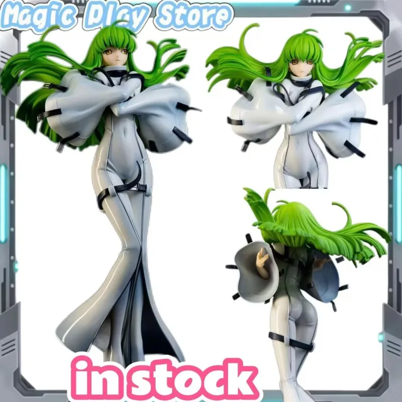 Figura de Code Geass: Lelouch de la Rebelión, C.C. en Traje Blanco, Figura Decorativa de Escritorio, Estatua Coleccionable, Modelo de Juguete, Regalos