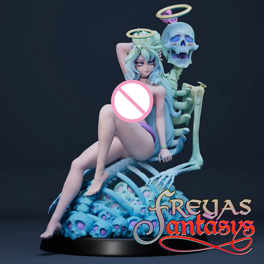 

1/24 Scale Honeko Vtuber Freyas Fantasys NSFW Resin Figure Model Kit Unassembled Unpainted DIY Collectible Miniature Hobby Toys