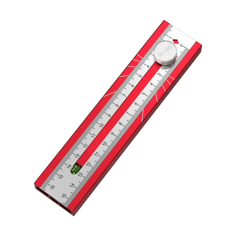 Multi-Angle Marking Protractor with Secure Lock and Built-In Level for Precision Angle Measurement and Marking