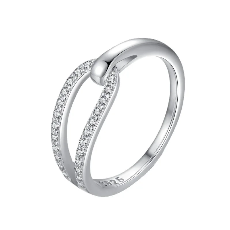 

Новый стиль для женщин S925 стерлингового серебра Anillo Plata модные ювелирные изделия оптом серебряное кольцо
