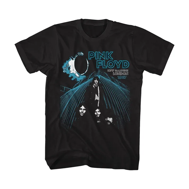 Pop Summer Pink Floyd Band Member Roger Waters' Retro Rock-inspired American-style Loose Short-sleeved T-shirt in Pink Color
