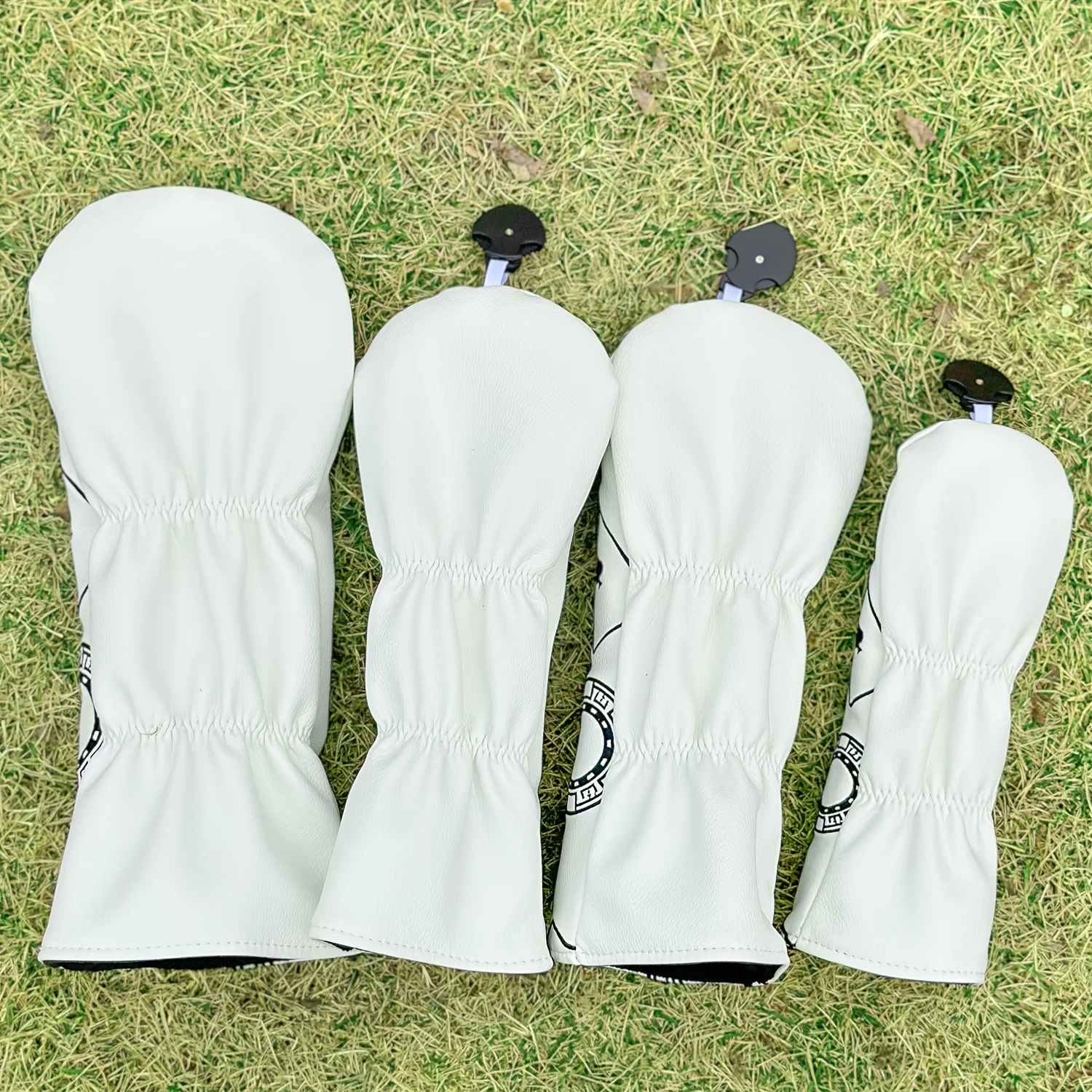 1pc/4pcs Driver/Fairway/Hybrid Headcover-Poker Chips Golf Club Head Cover,Golf Club Covers&Golf Wood Head Cover-Sports Accessory view 2