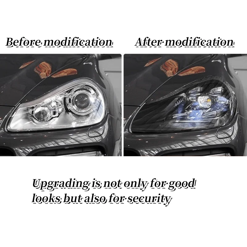 The 957 headlights the For Porsche Cayenne 08-10 upgrade 21 Matrix style LED headlights plug and play auto accessories