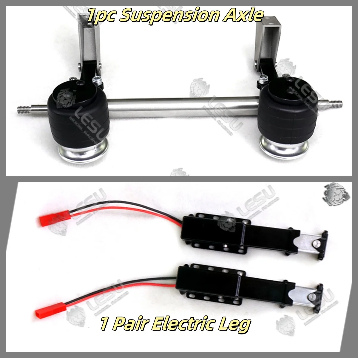 

1/14 LESU Metal Electric Lifting Legs Pneumatic Suspension Air System For RC Hydraulic Trailer A0020 TAMIYA Truck Model Parts