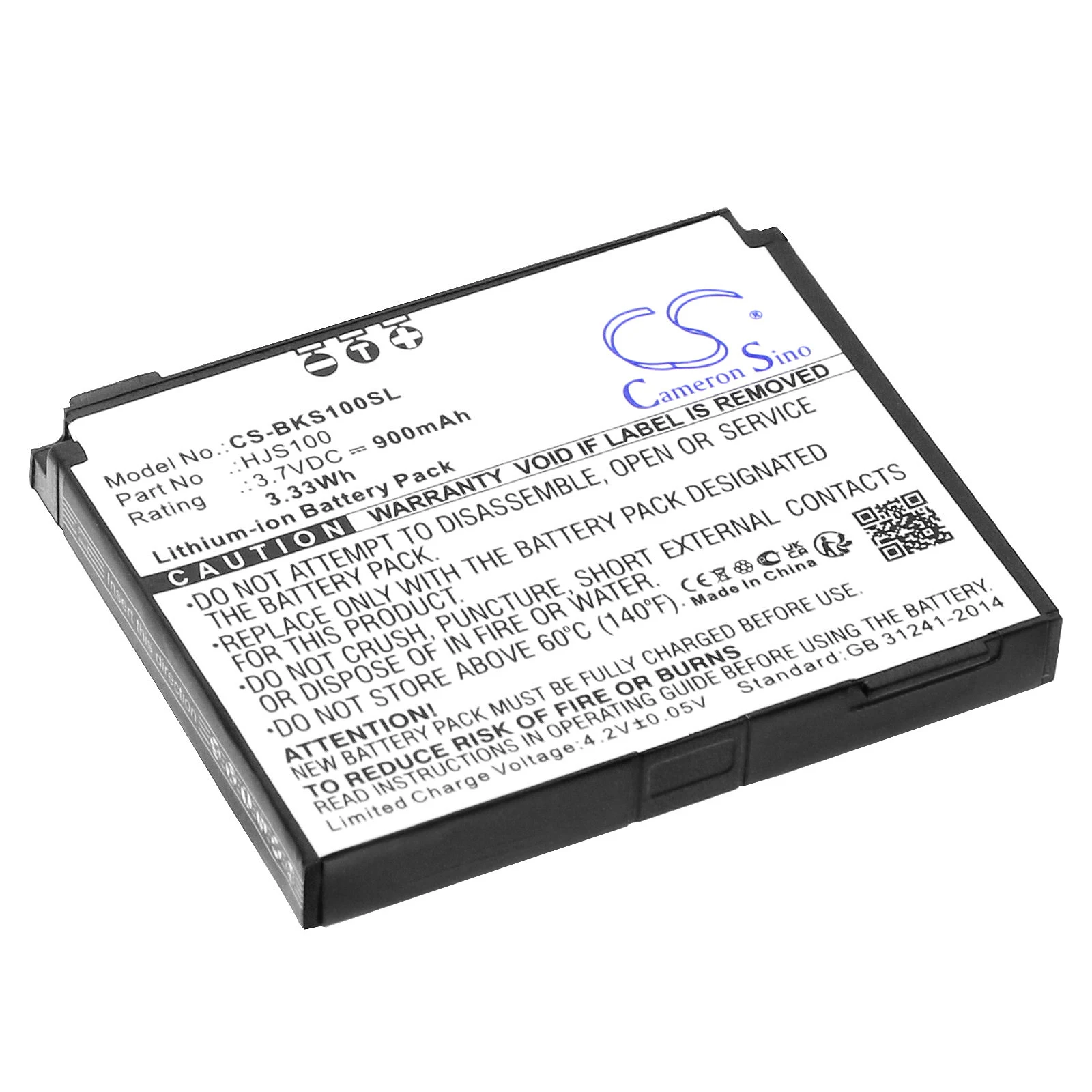 

CameronSino Replacement GPS, Navigator Battery For Becker HJS100 HJS-100 M015 GPS 338937010208 HJS100 900mAh