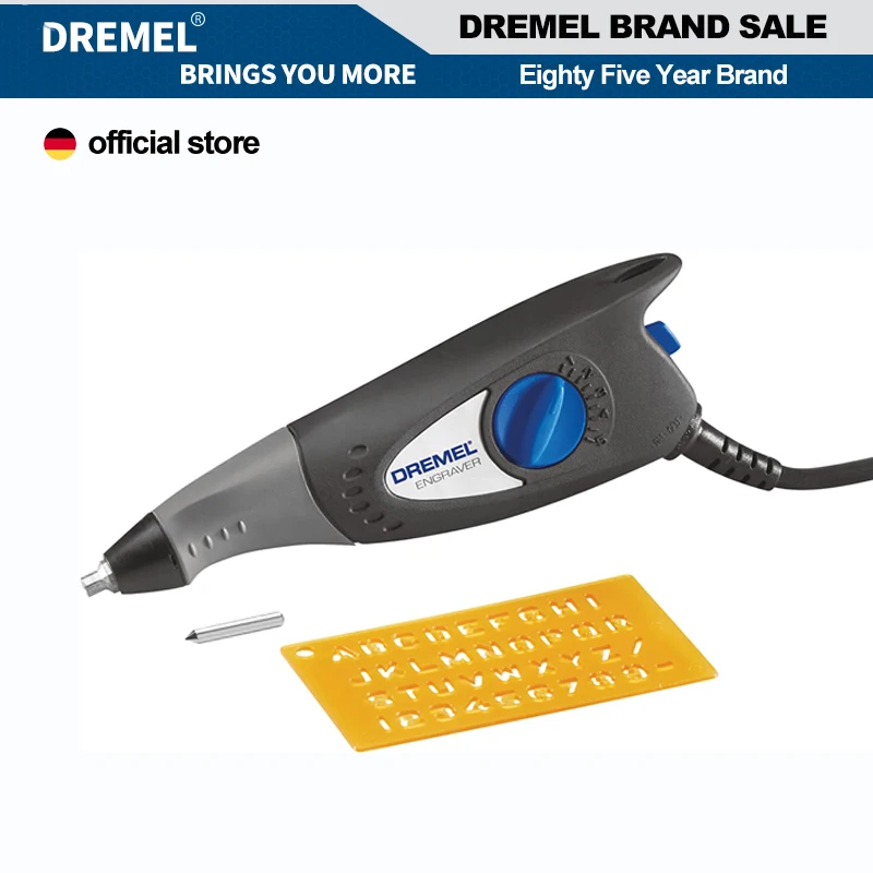 Электрическая гравировальная ручка Dremel 290-02, 35 Вт, деревообрабатывающий инструмент для скульптуры, для дерева, кожи, камня, стекла, фарфора, пластика