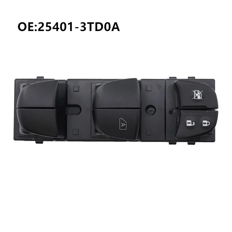 

Master Power Window Lifter Control Switch for Nissan Altima Teana Right Front Electric Door Window Regulator Switch 25401-3TD0A