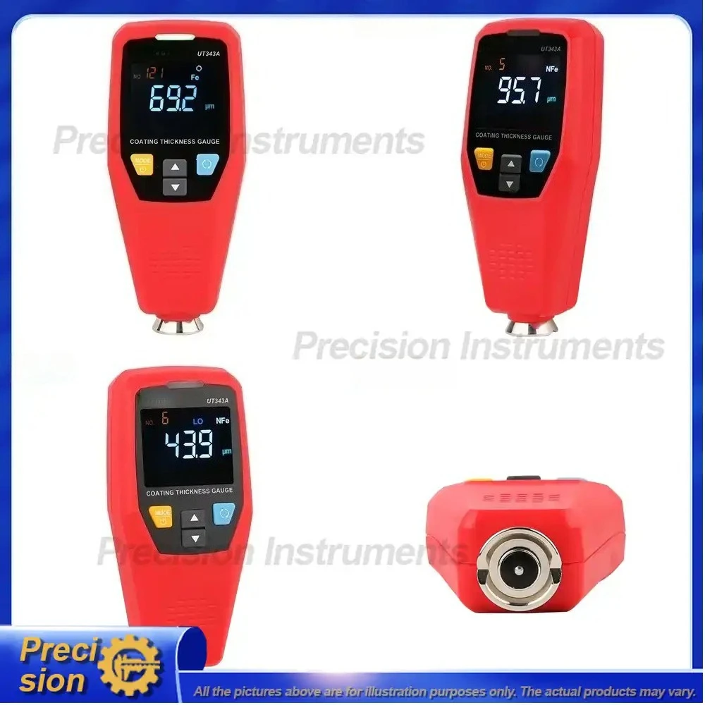 Digital Coating Thickness Gauge for Metal Surfaces Non Ferrous Ferrous Substrates Paint Plating Anodizing Layer Measurement