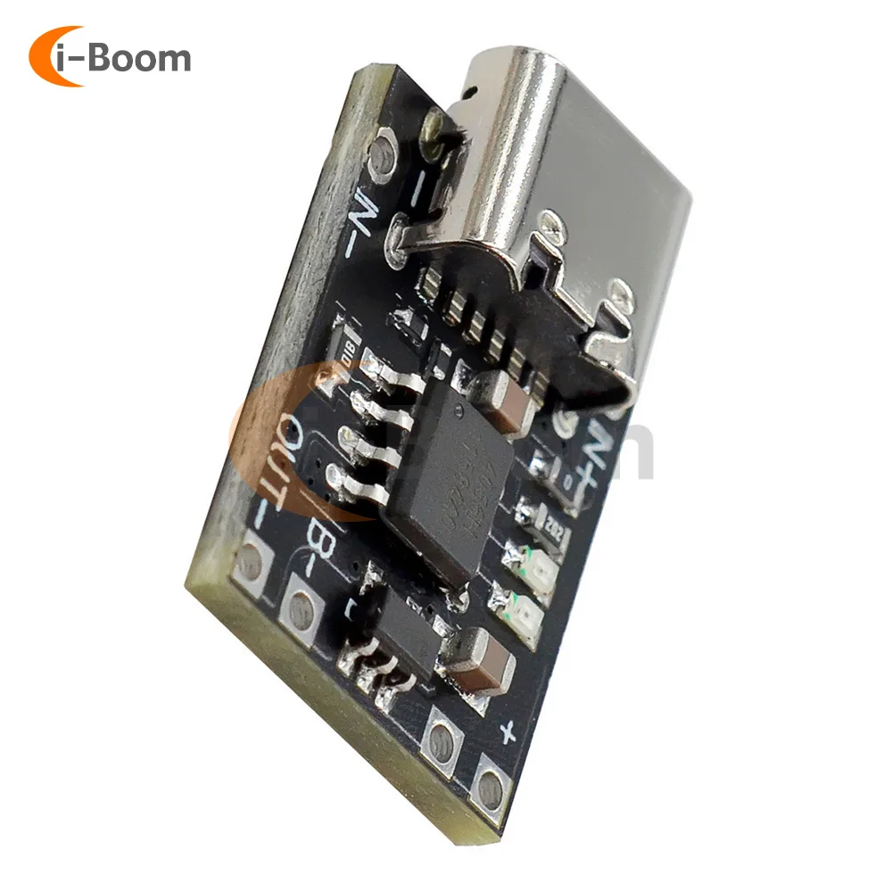 Type-C / USB 5V 1A 18650 Lithium Battery Charger Module Li-ion Battery Charging Board with Charging Protection Functions