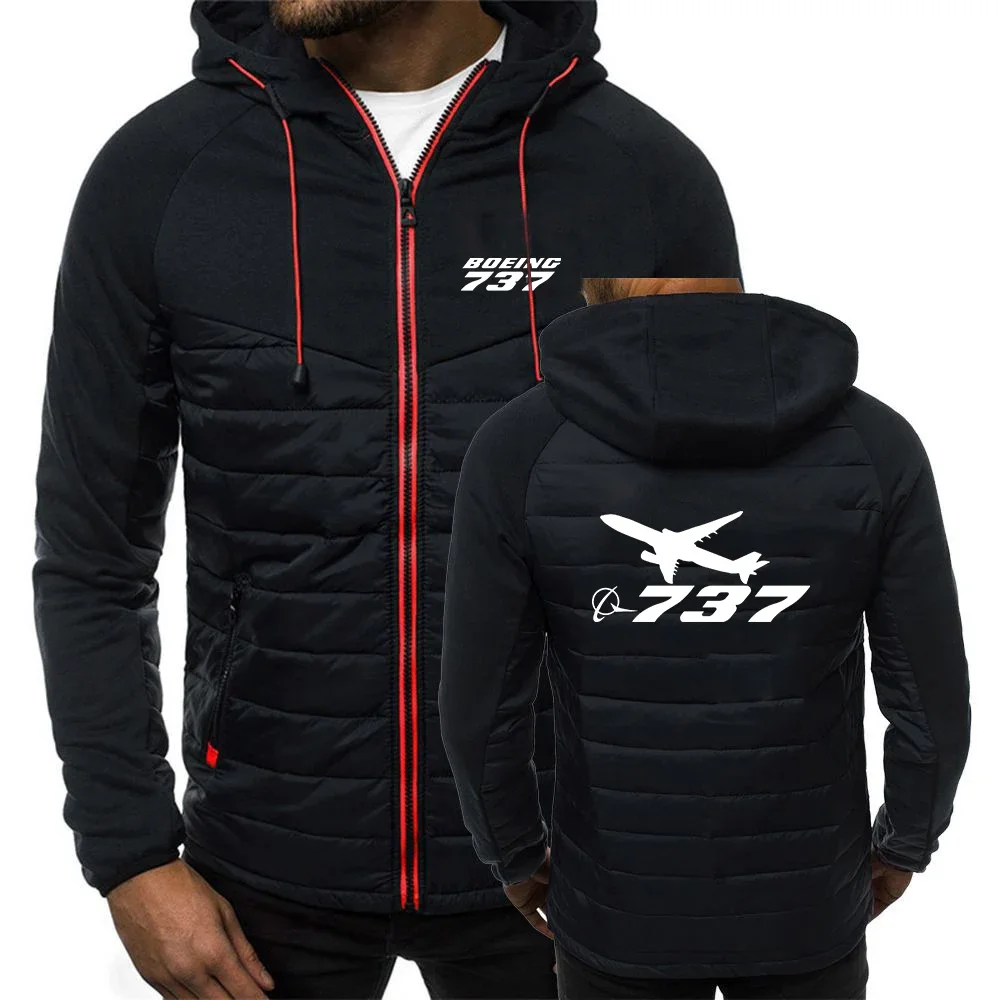 2024 New Boeing 737 767 Spring and Autumn Hot Sale Classics Seven Color Hooded Cotton Padded Jacket Comfortable Versatile Tops