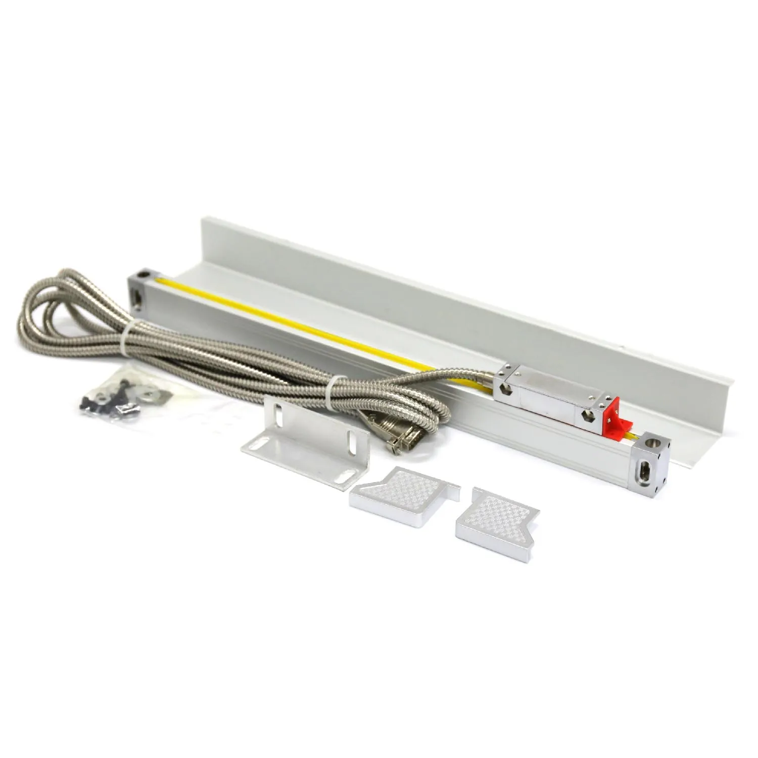 Codificador de Vidro Linear 1um Rs422 1400 1500 1600 1700 1800 1900 2000 2100 2200 mm Aa-bb-zz-sinal 5vdc