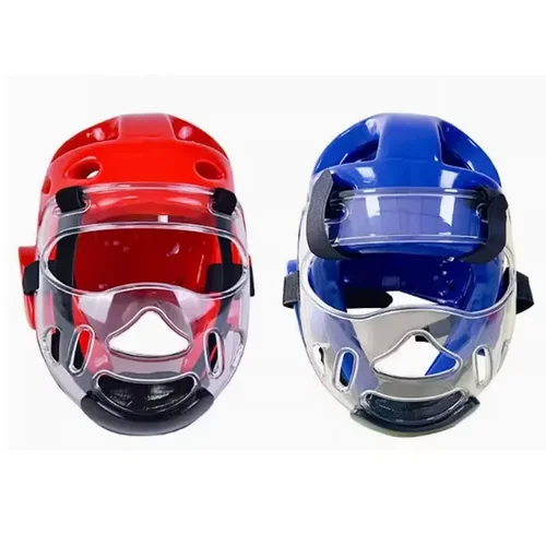 Imagen 2 del producto Casco de artes marciales para Taekwondo, Karate, MMA – Protección facial de combate ajustable – Helm de taekwondo ligero y transpirable