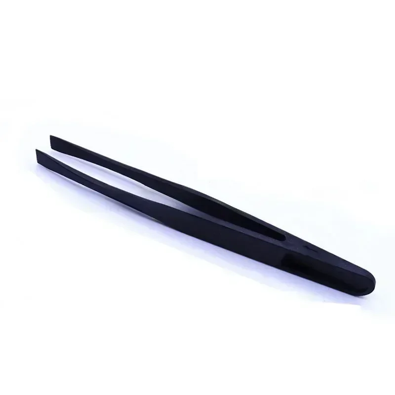 Uhr Reparatur Werkzeug Antistatische Carbon Faser Pinzette Kunststoff Pinzette Für Uhrmacher Schwarz uhr trimmer pinzette Carbon fiberTool