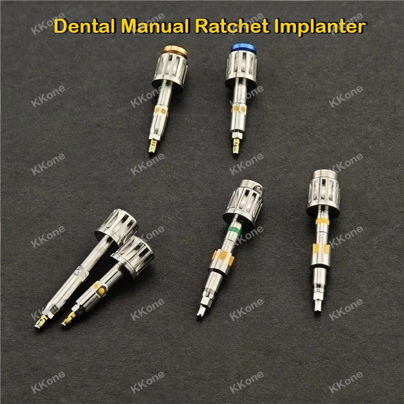 Dental Implant Accessories Fixture Driver Manual Ratchet Wrench Medical Stainless Steel For OSS DEN Adin Cortex Bego NOB Astra