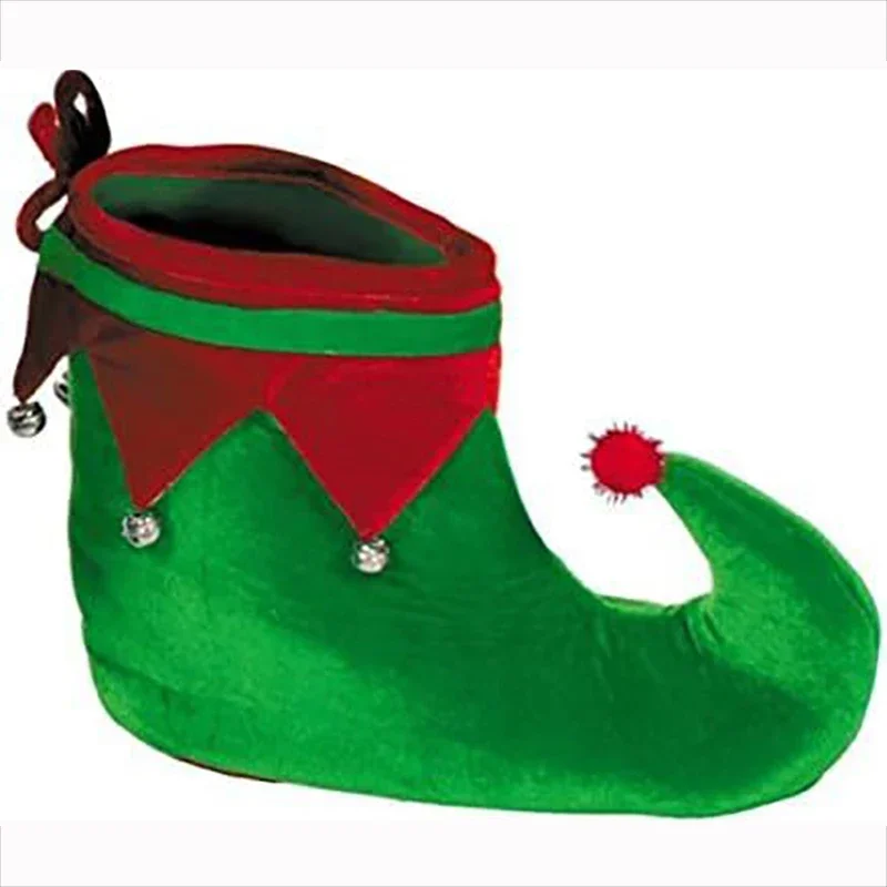 2025 NewWomen's Christmas Costume Elf Ear Apron Dress Hat Shoes Striped Stockings Cosplay Outfits Carnival Party performance AA