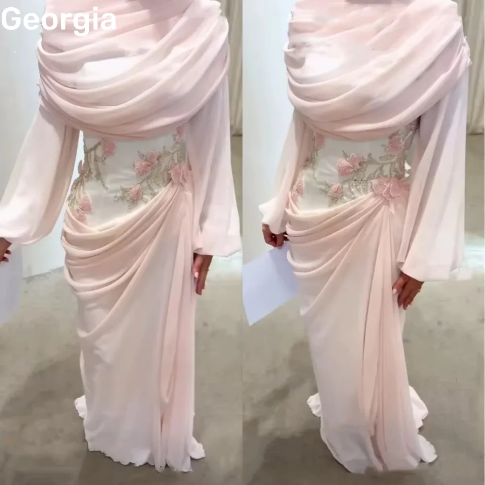 

فساتين سهرة Роскошные платья трапециевидной формы длиной до пола на заказ с длинными рукавами на молнии и длиной до пола, для свадебной вечеринки Dre