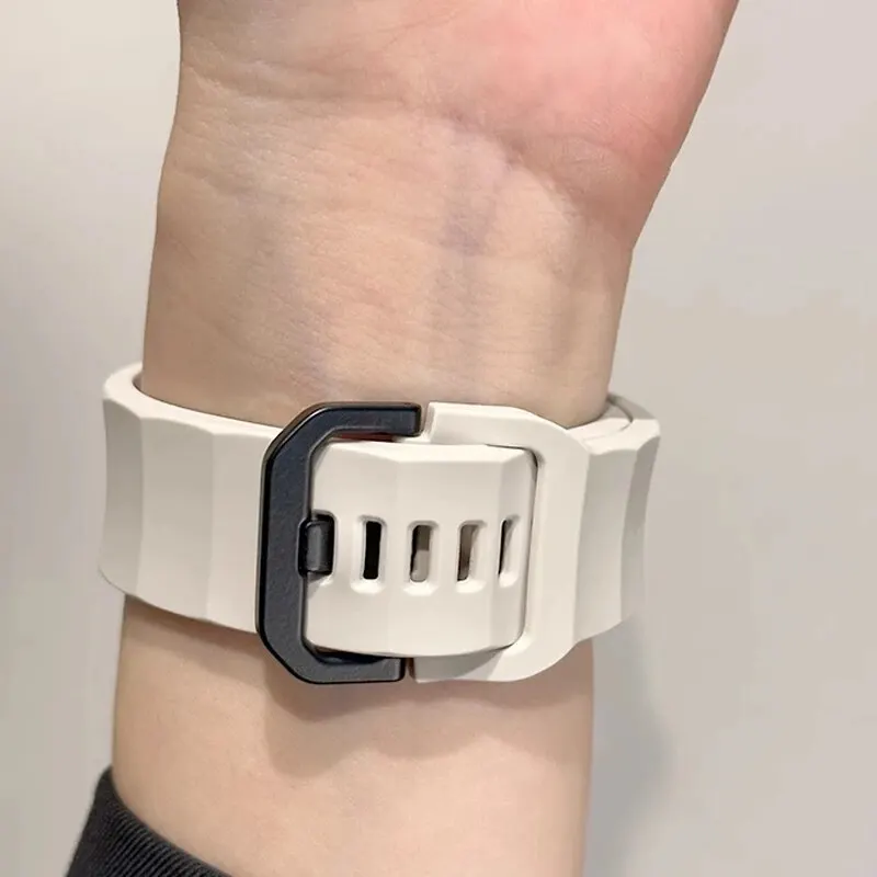 Ремешок силиконовый для Apple Watch Ultra 9 8 SE 7 49 мм 45 мм 44 мм 41 мм 40 мм