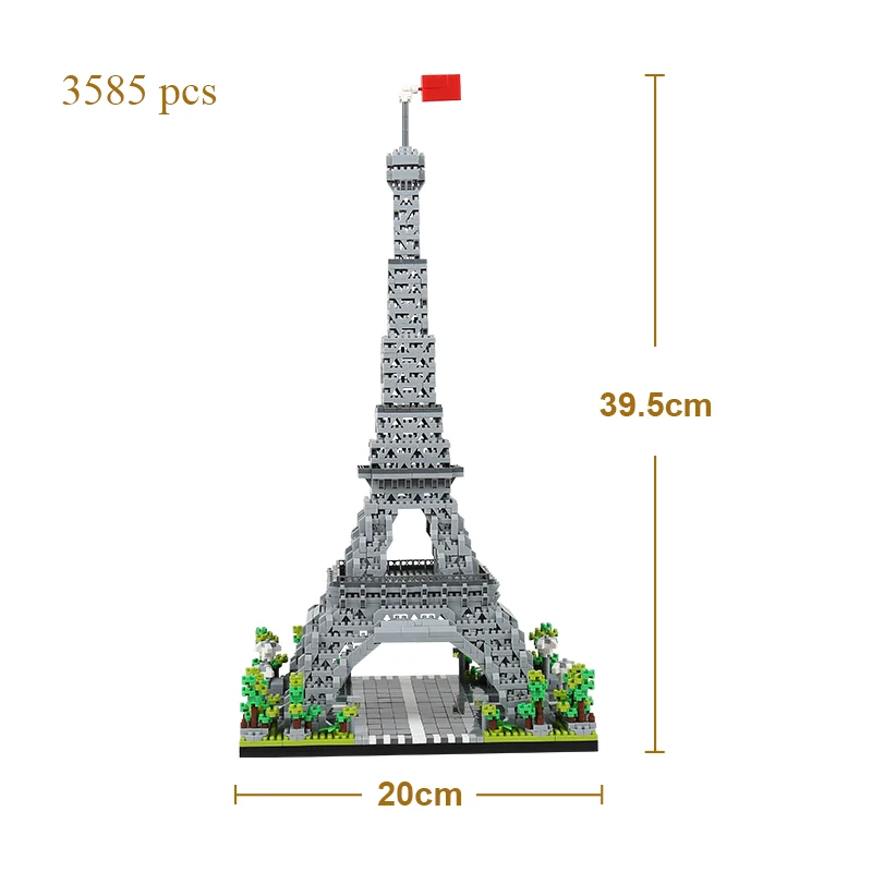 WIST GEBOUWD De Scheve Toren van Pisa Euro Bouw Micro Mini Bouwstenen voor Volwassen Kind Speelgoed Set Roma Colosseum Bricks