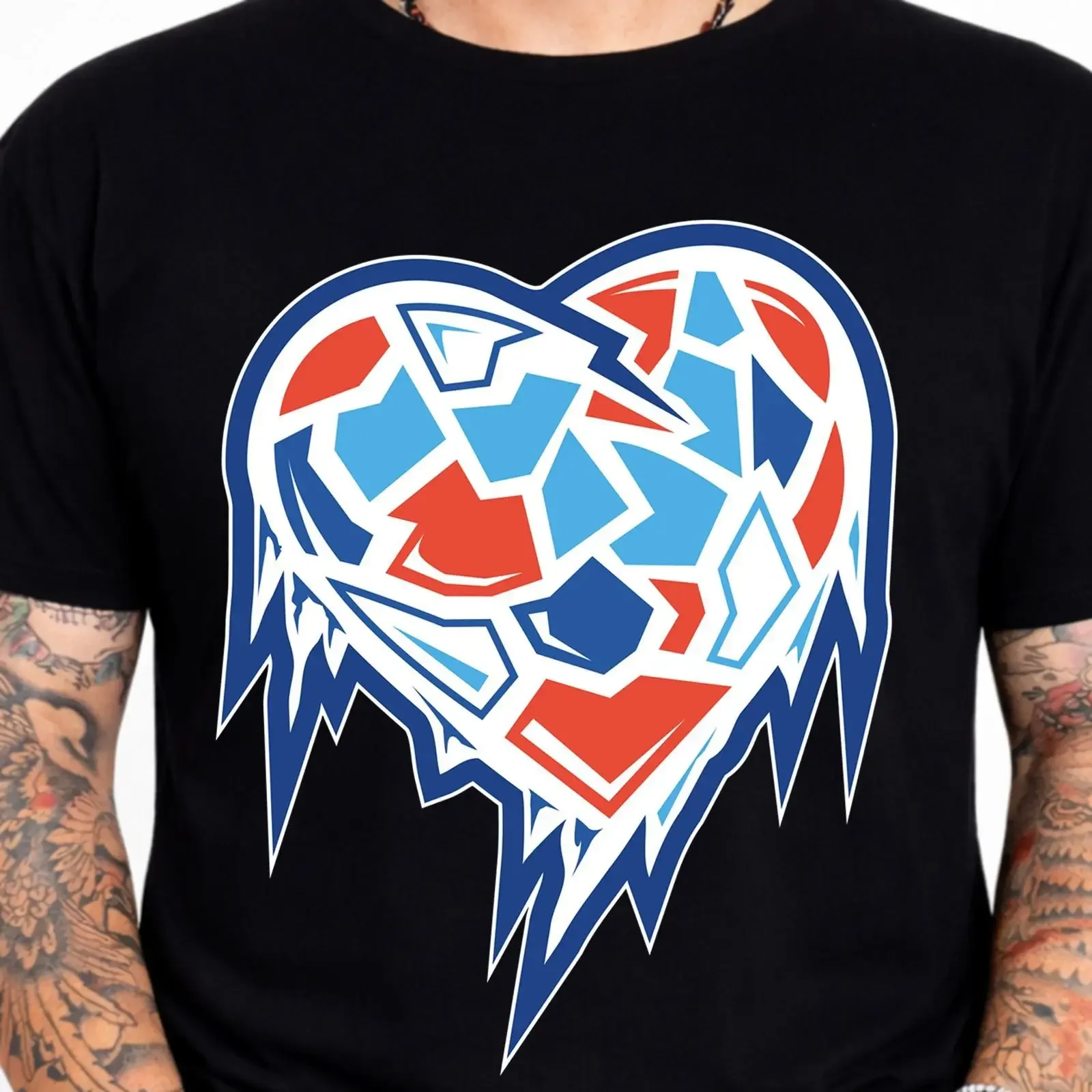 Broken Shattered Heart T Shirt Streetwear Emo Aesthetic Edgy  vintage Washed Top For Everyday Wear fashion Breathable