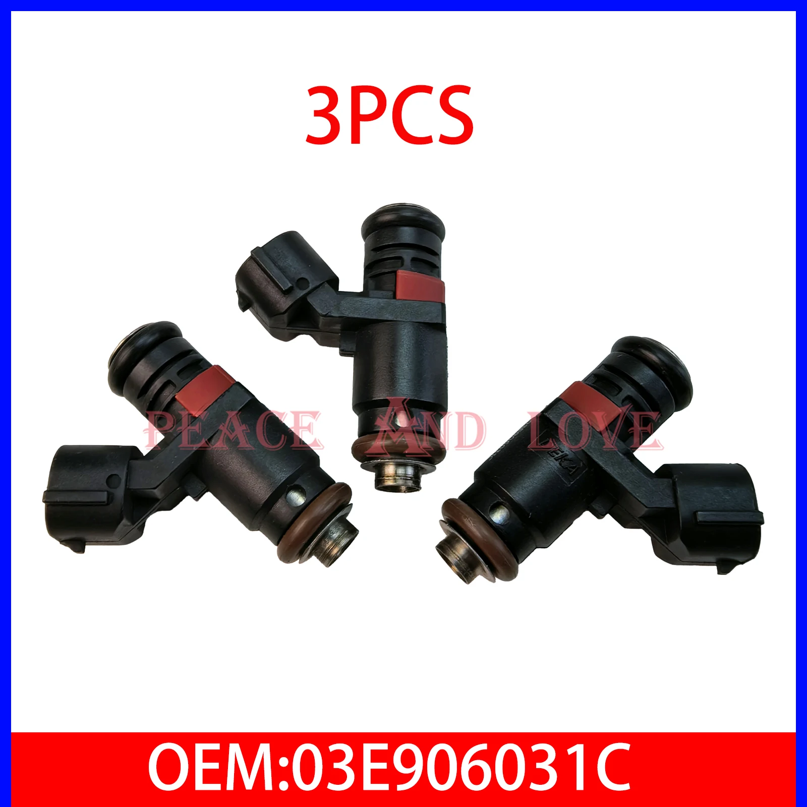 

3 шт. 03E906031A 03E906031C Топливные форсунки для VW Polo 2017-2021, Skoda Rapid 2016-2015, Skoda Fabia 2003-2014, Seat Toledo 2012-2015