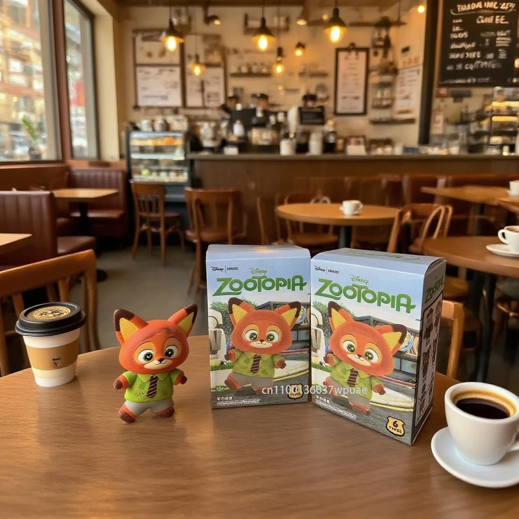 MINISO Zootopia Vinyl Character Blind Box - Adorable Cartoon Pendant/Doll, Perfect Mystery Gift