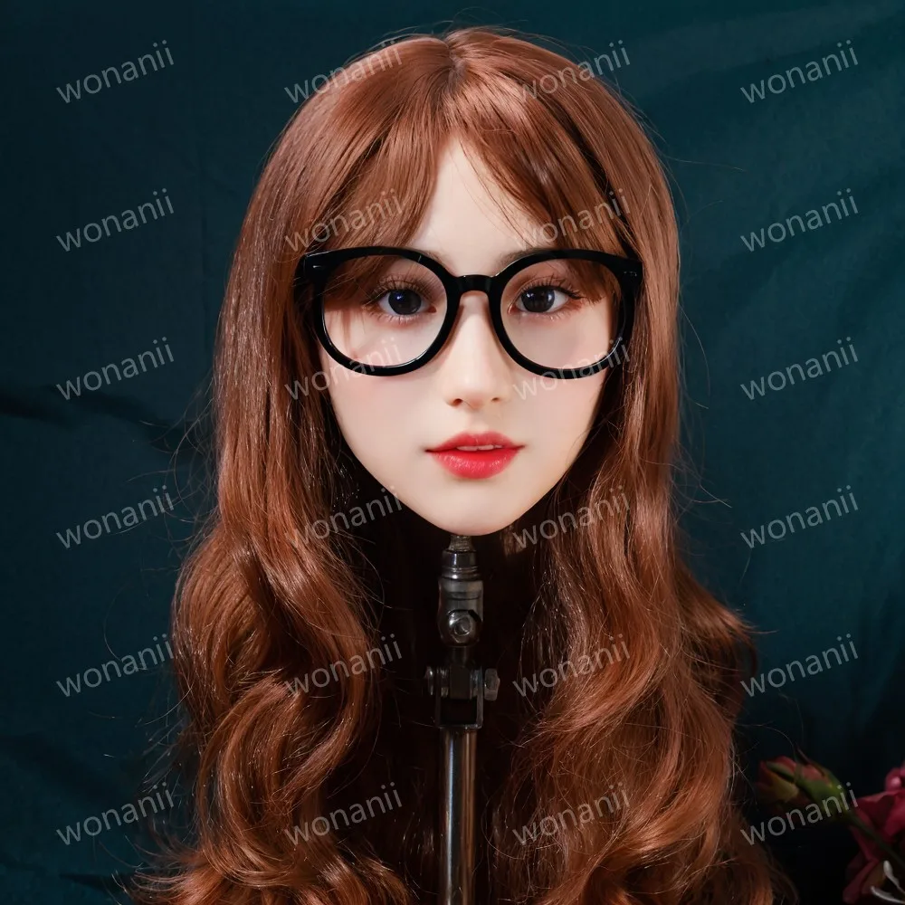 

Новая модель головы из материала TPE, голова манекена, реалистичная голова-манекен для взрослых 1:1, винтовой интерфейс M16, синтетические волосы, сменный шиньон