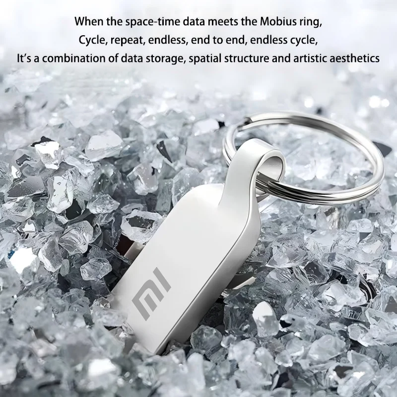 XIAOMI Original Mobius Ring Pen Drive 2TB USB3.2 Flash Drive High-Speed Metal Waterproof USB Memory For Computer Storage Devices