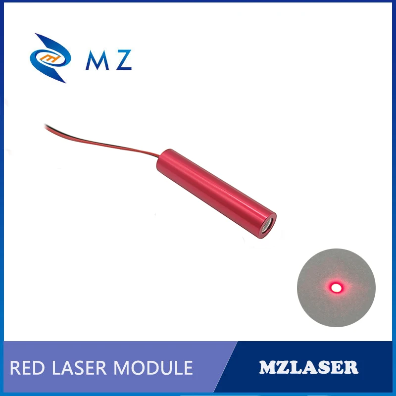 Imagem -04 - Laser Redondo Vermelho do Ponto Lente de Vidro Categoria Industrial Compacto D10 mm 650nm 1mw 5mw 10mw Venda Quente