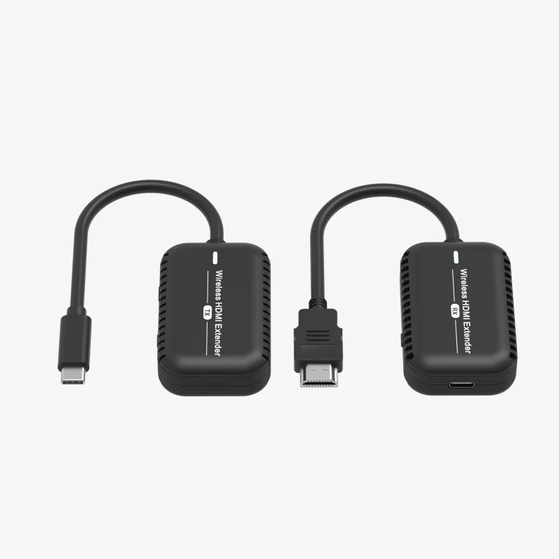 Mini 30M 1080P Sans Fil Vidéo Audio USB-C HDMI Extender Sans Fil Émetteur Et Récepteur