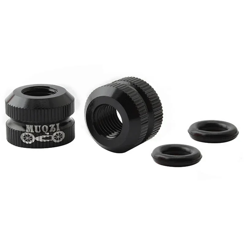 Boost The Performance Of Your Bike With 2Pcs Mountain Road Bicycle Bike Presta Valve Nut Vacuum Tire Nozzle Nuts