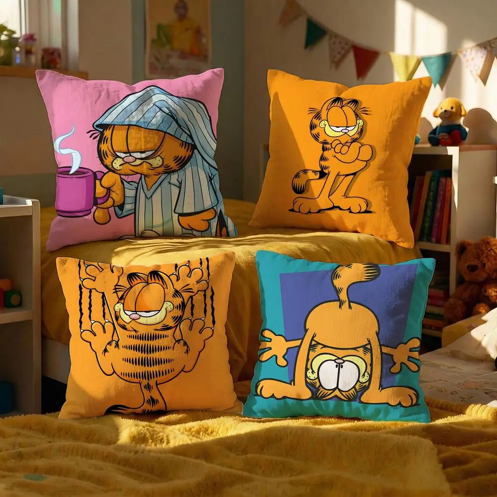Cartoon Garfield Cushion Cover Decorative Cushions Covers Co