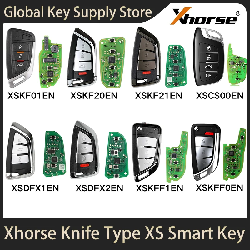 Xhorse Knife Type XS Universal remote key XSKF01EN XSKF20EN XSKF21EN XSCS00EN XSDFX1EN XSDFX2EN XSKFF0EN XSKFF1EN Smart keyless