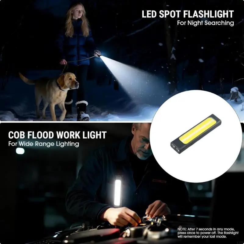 

Bright 1200 Unit Handheld Work Lamp Featuring Two Modes And Soft Adjustments For Outdoor Tasks Vehicle Repairs Emergencies X37F