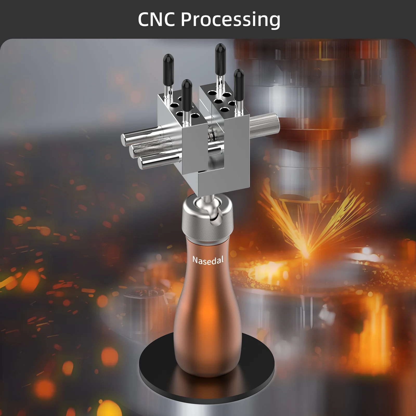 Nasedal Palmare Mini Morsa Stazione di Lavoro Portatile 2in1 Morsetto Strumento per Gundam Modello in Scala di Costruzione Artigianato Fai da Te Progetti di Precisione