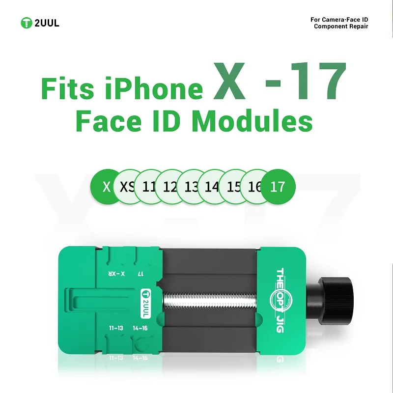 2UUL BH35 THE OPT JIG Camera Face ID Repair Fixing Clamp, Fixture for iPhone X to 17 Series Camera & Face ID Repair Tool