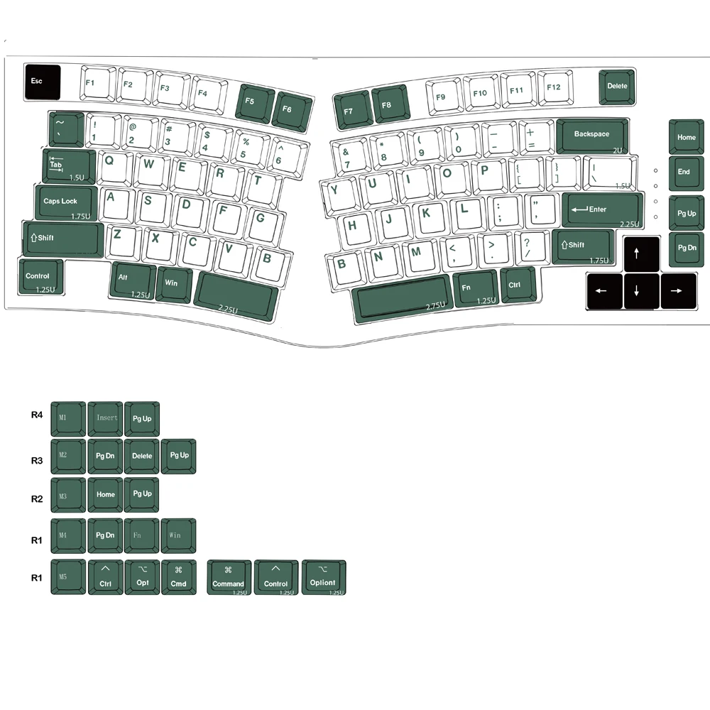 Imagem -03 - Teclado q8 Q10 Teclado Mecânico Compatível com mx Perfil Alice75 80