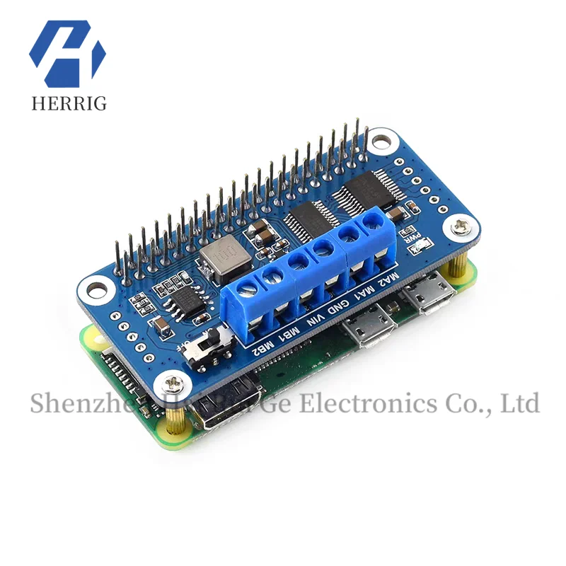 Moduł rozszerzeń MicroSnow Raspberry Pi 4 / 3B TB6612FNG, sterownik silnika, interfejs I2C