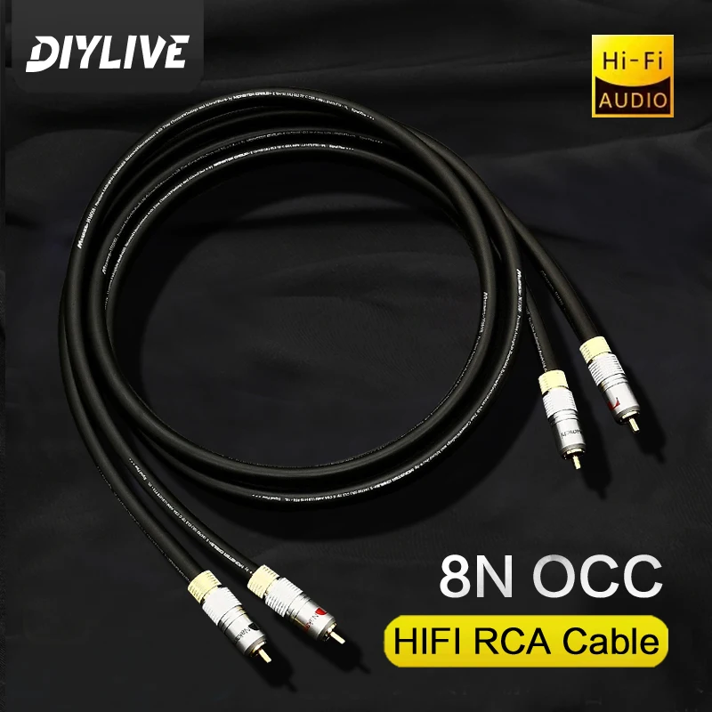 Кабель сигнальный DIYLIVE Monster M1000i из чистой меди, коаксиальный провод HIFI, свободный аудиопровод