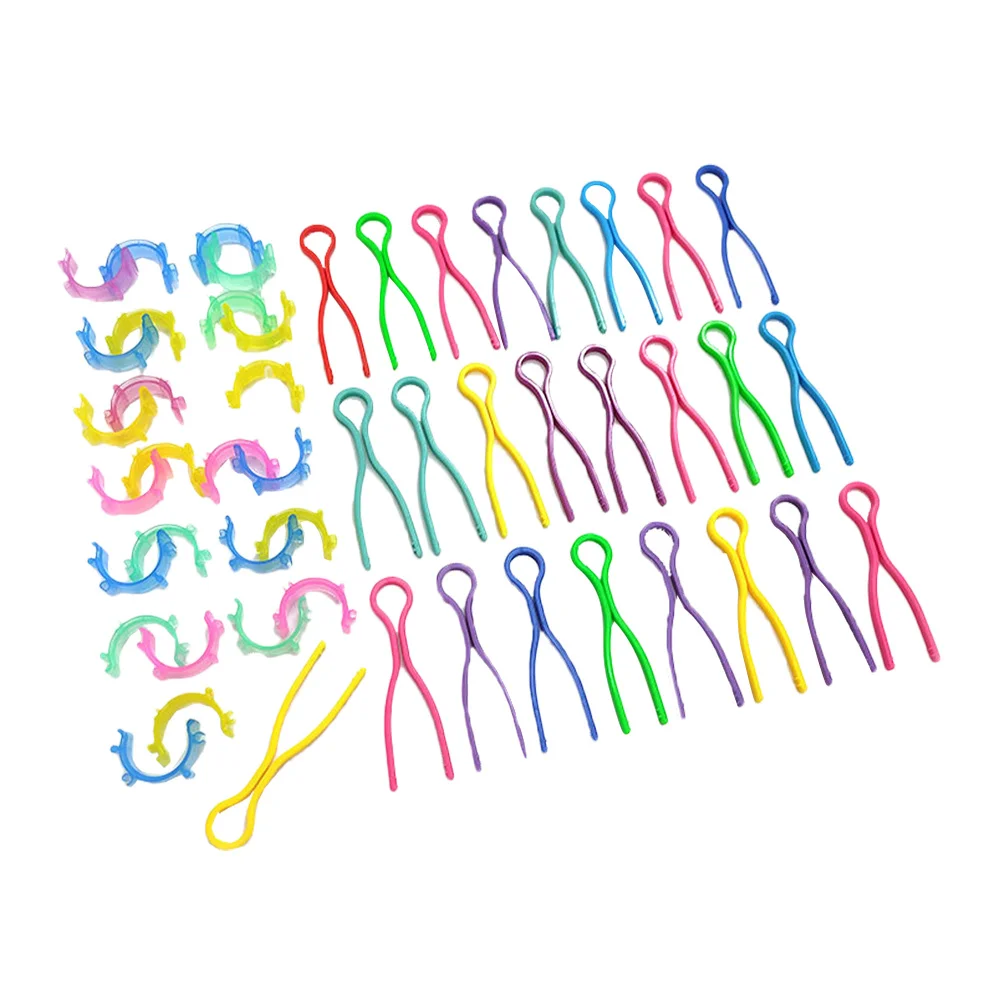 

1 set 1 Set Colorful Plastic Bobbin Holders For Sewing Thread Organizer Clips To Secure Wound Spools Quilting Tools Accessories