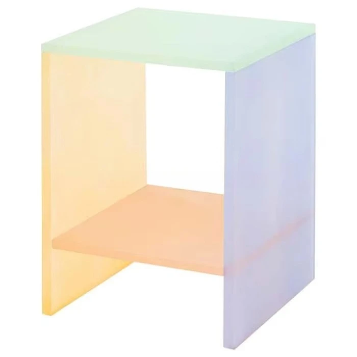 fc-Modern Sensibility Hand Made Translucent Small Acrylic Coffee Table Traditional Korean Style Home Use Acrylic Tea Table