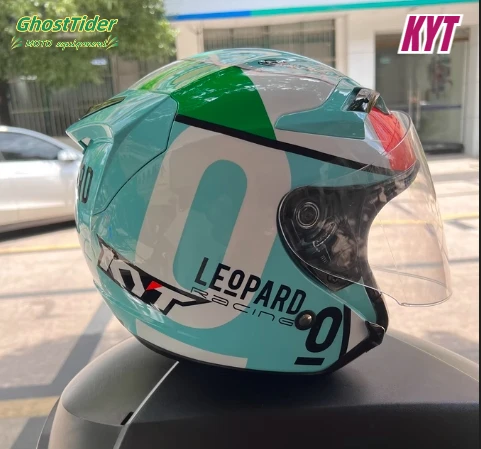 

KYT мотоциклетный шлем 3/4 шлем для лица Casco De Moto электрический мотоцикл DOT Capacete дышащий скутер двойные линзы с антибликовым покрытием