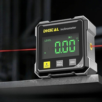 Household Dual Laser Horizontal Inclinometer Magnetic Small Digital Inclinometer Building Construction Electronic Laser Level