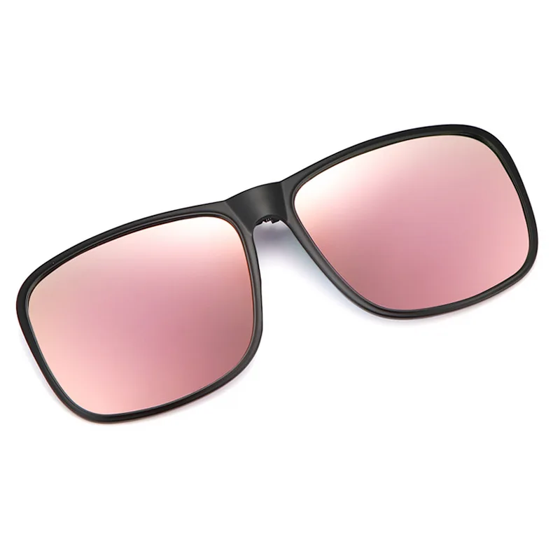 Sunglasses Clip for Men and Women Flip Up Polarized Sun Glasses Driving Night Vision Clip-on Style Fishing Cycling Eyewears