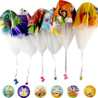 5pcs/lot kids Outdoor Easter Toys Hand Throw Parachute Flying Toys for Kids Tangle Free Throwing Toy Parachute