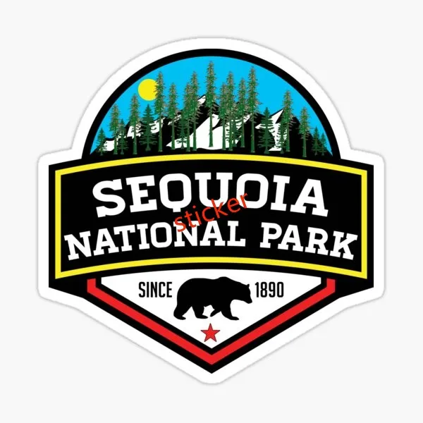 

Sequoia National Park Funny Decorations Sticker Accessories For Laptop Car Body Suv Windshield Guitar Windows Phone