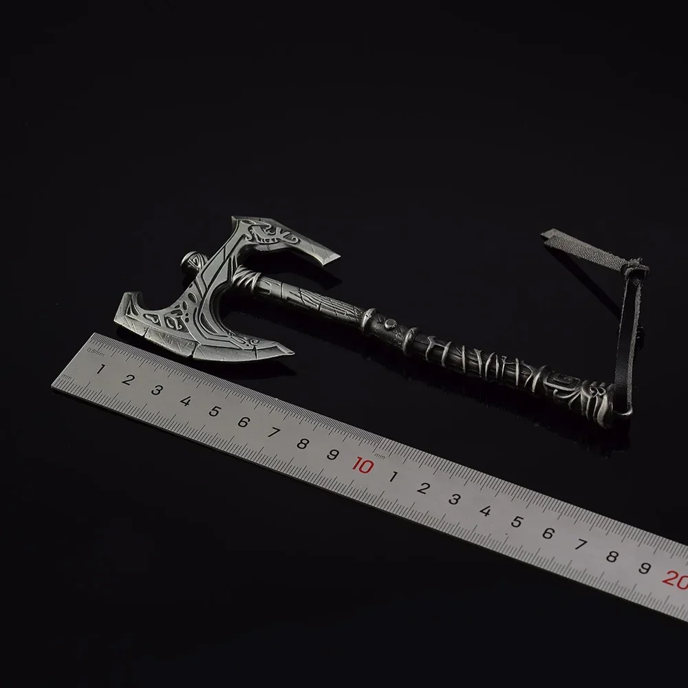 เกม Scrolls อุปกรณ์ต่อพ่วงอาวุธ Okin Battleaxe อาวุธโลหะรุ่น SAMURAI SWORD VINTAGE เครื่องประดับมีดผีเสื้อของขวัญของเล่น
