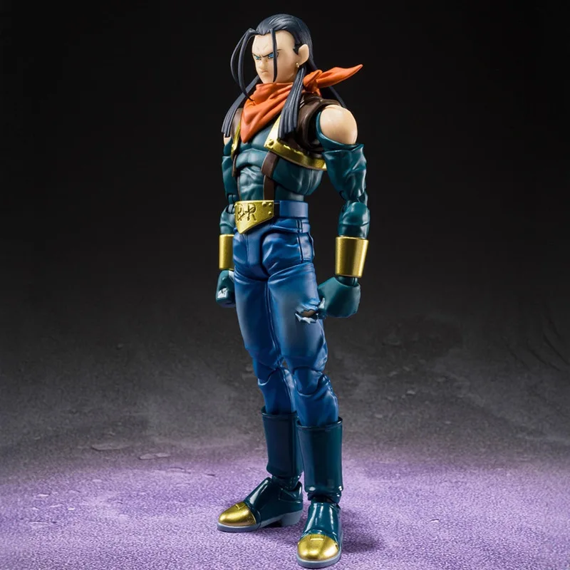 

Dragon Ball Z SHF Figure Android 17 Lapis Super Saiyan Trunks Action Figure Model Joint Movable Doll Collectible Toy Gift Boxed