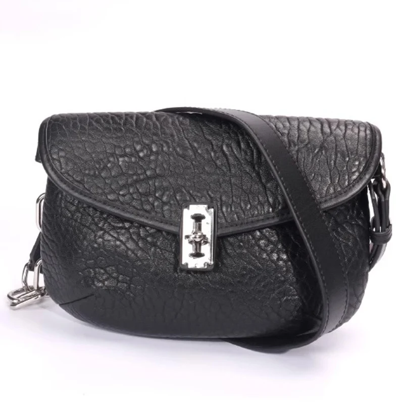 حقيبة كروس نسائية من Street Sle مصنوعة من الجلد على شكل فقاعة eep متعددة الاستخدامات كاجوال وحقيبة كتف واحدة وسلع جلدية #4